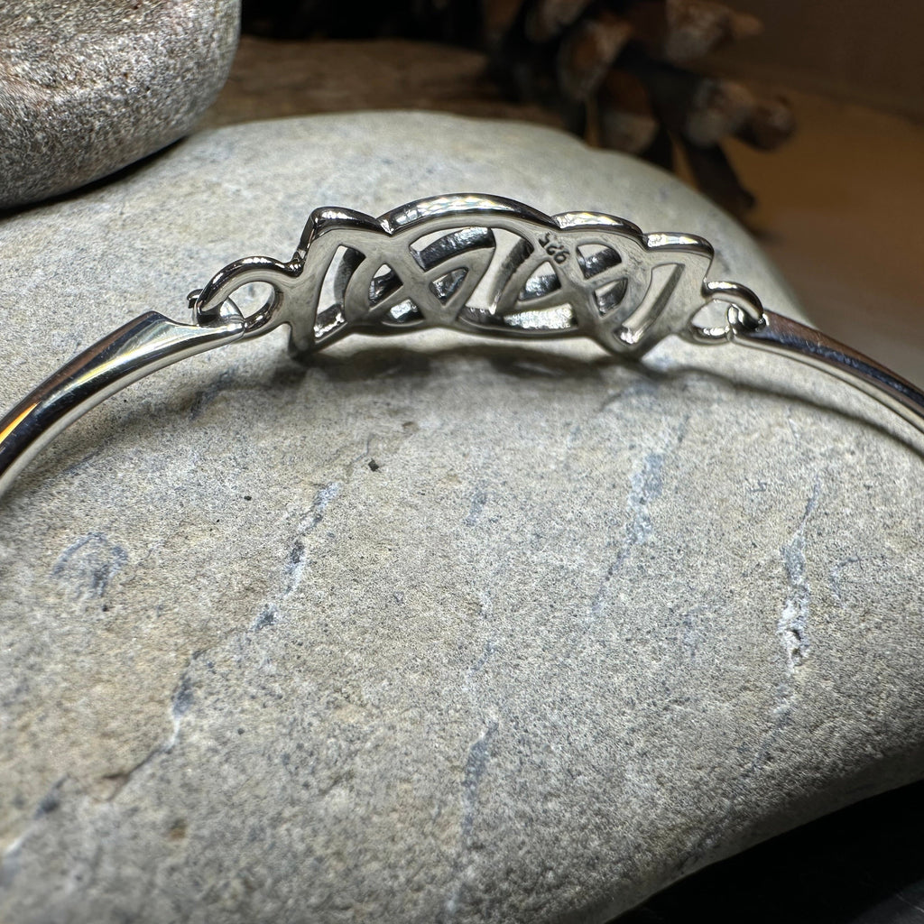 Celtic Love Knot Silver Bracelet in Sterling Silver