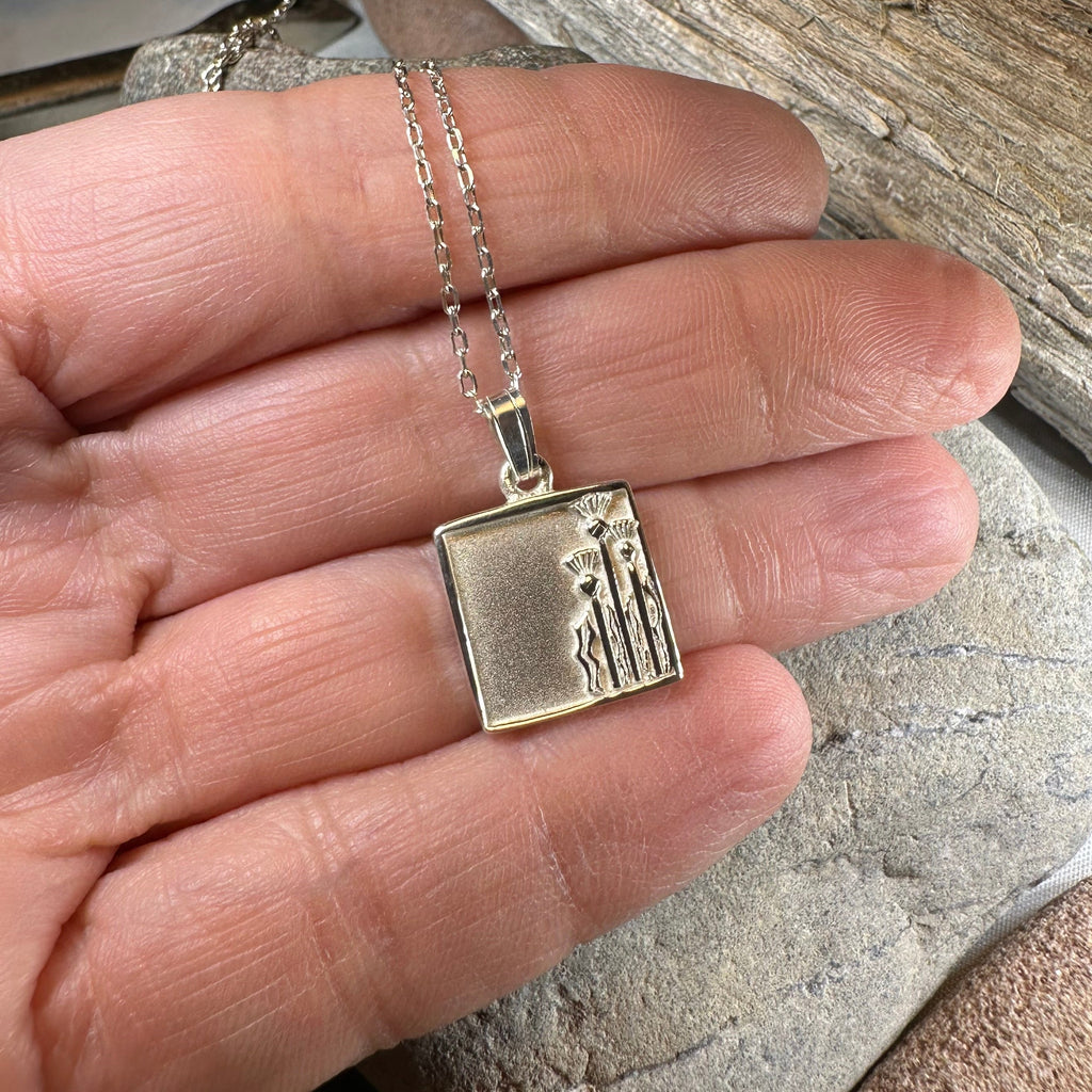 Tarbet Scottish Thistle Necklace - Handmade in Scotland