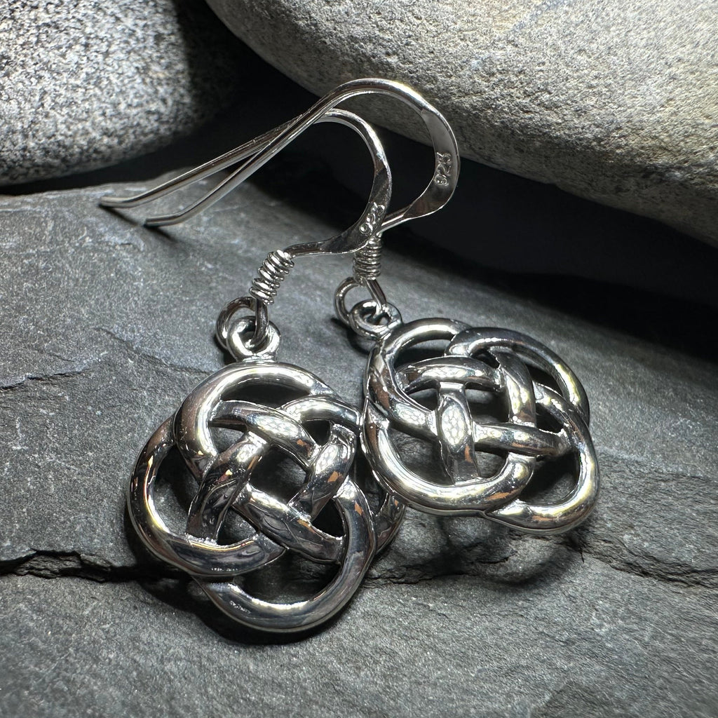 Classic Celtic Dara Knot Earrings