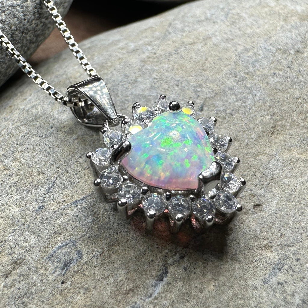 Pure at Heart Opal Necklace