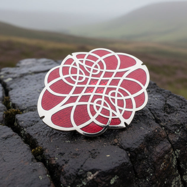 Rhianna Celtic Enamel Brooch