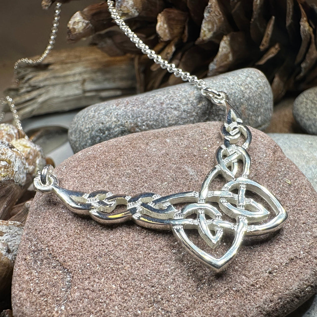 Trina Celtic Knot Necklace - Handmade in Scotland