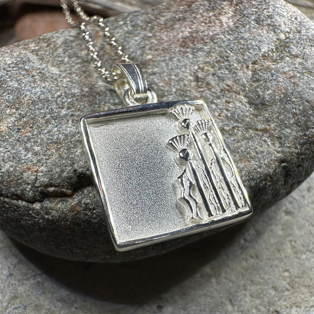 Tarbet Scottish Thistle Necklace - Handmade in Scotland