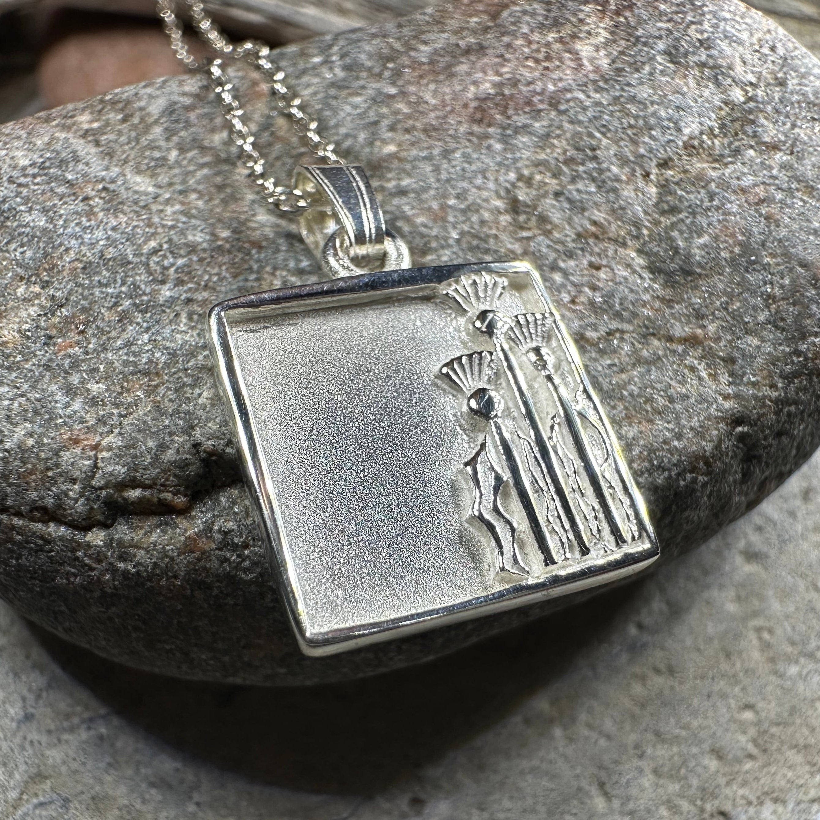 Tarbet Scottish Thistle Necklace - Handmade in Scotland