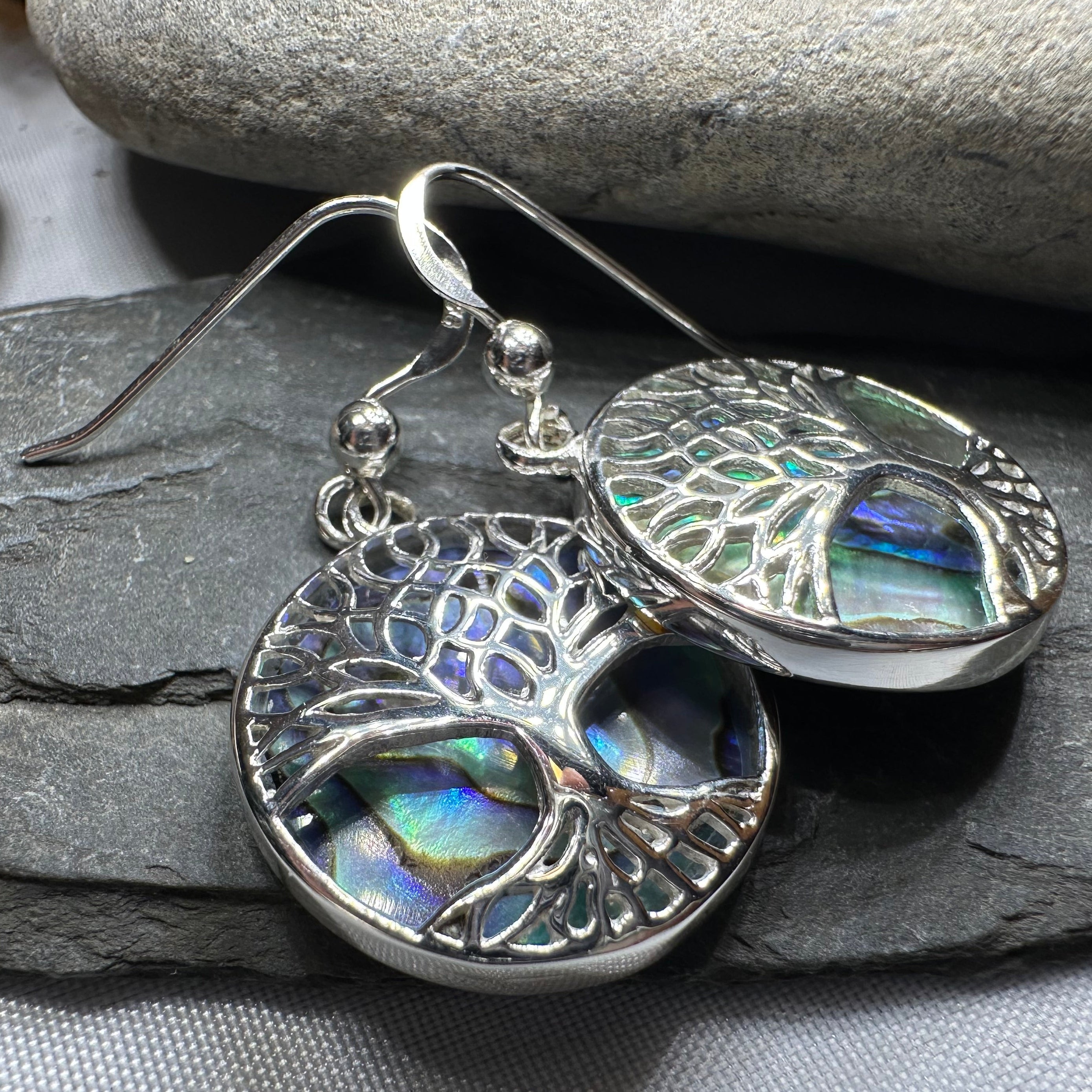 Robyn Tree of Life Earrings in Sterling Silver