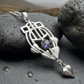 Scottish Mackintosh Thistle Necklace - Handmade in Scotland