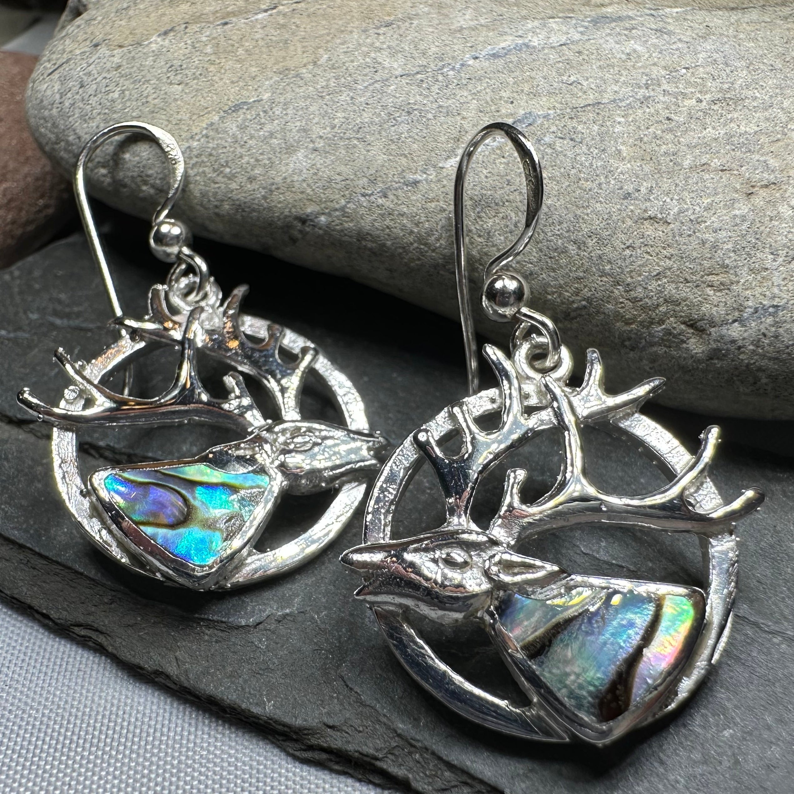 Scottish Stag of the Mist Earrings for Women