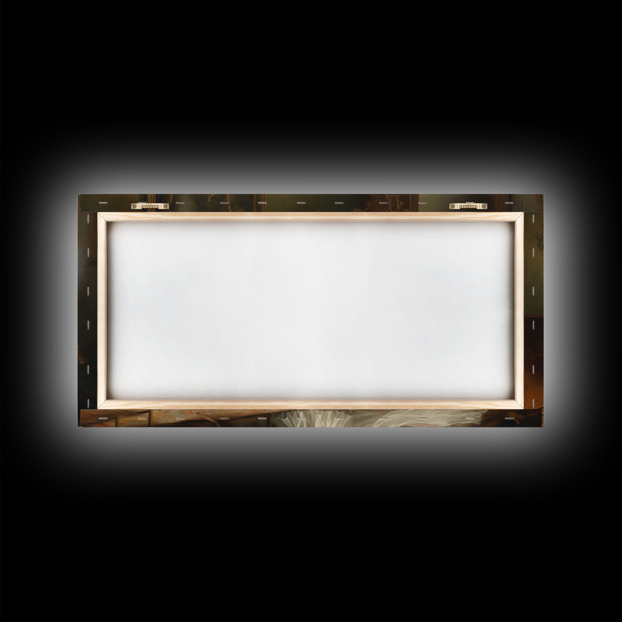 Sheet Ghost Wall Art, Framed Canvas Print, halloween decor, Halloween wall art,  ghost print, dark academia, victorian oil painting