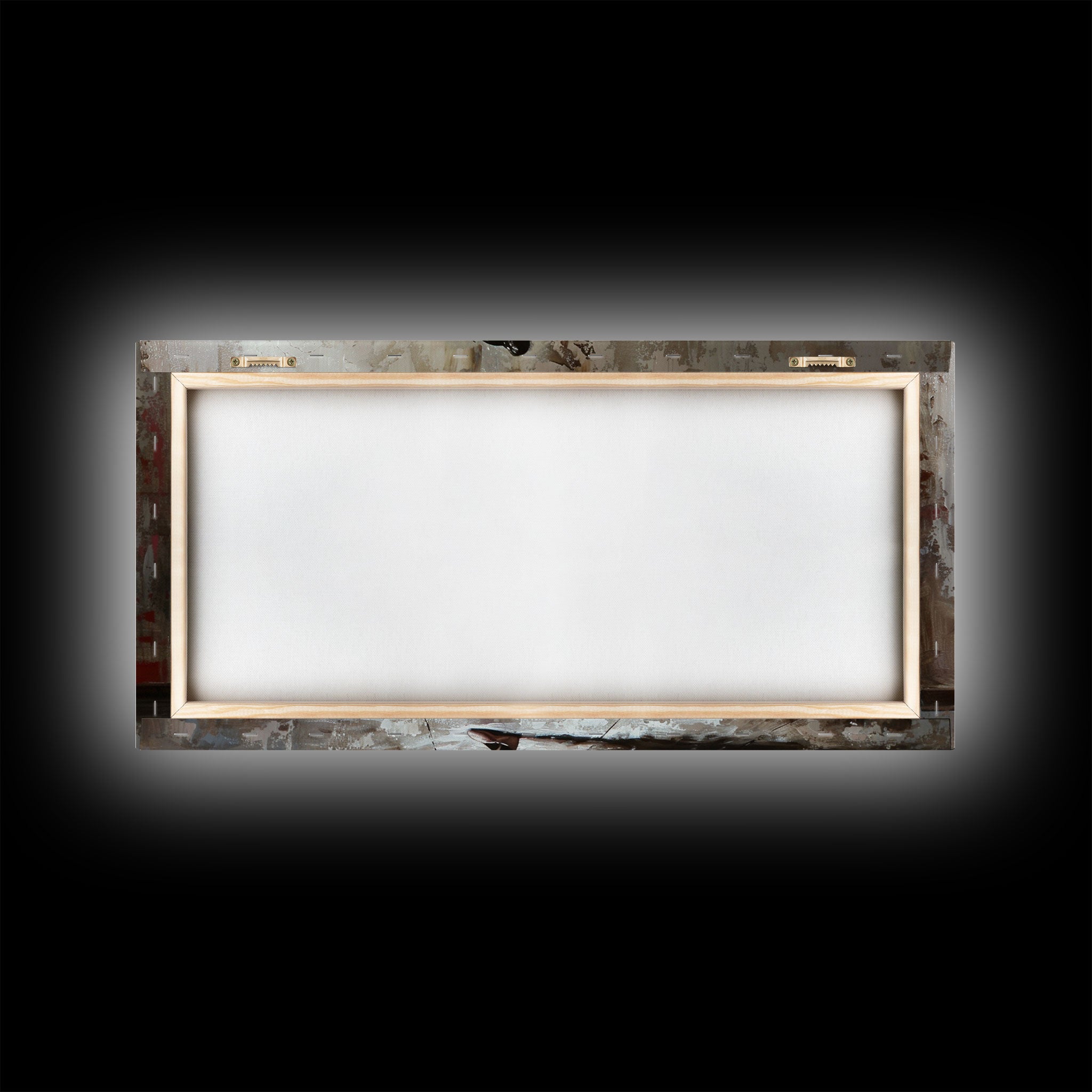 Ghostly Ballerina Framed Canvas Print, Halloween Decor, Spooky Vibes Wall Art