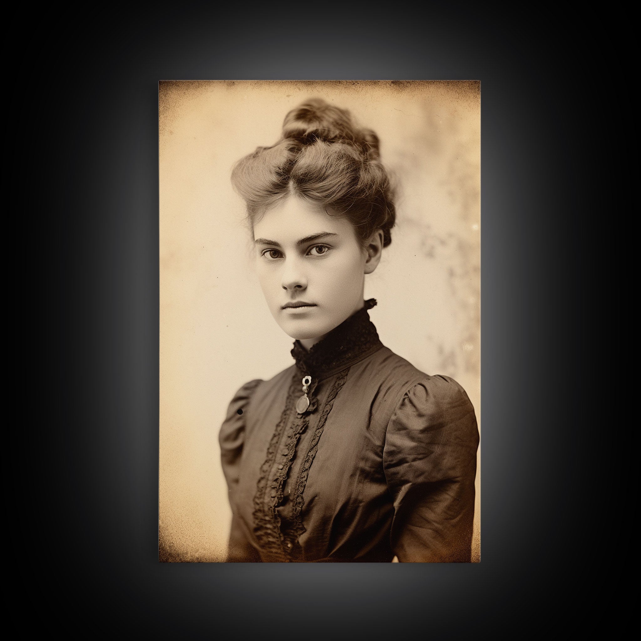 Antique Photograph, Victorian Portrait, Victorian Photos, Canvas Print, Wall Art, Vertical Print, Home Decor Prints, Vintage Wall Art