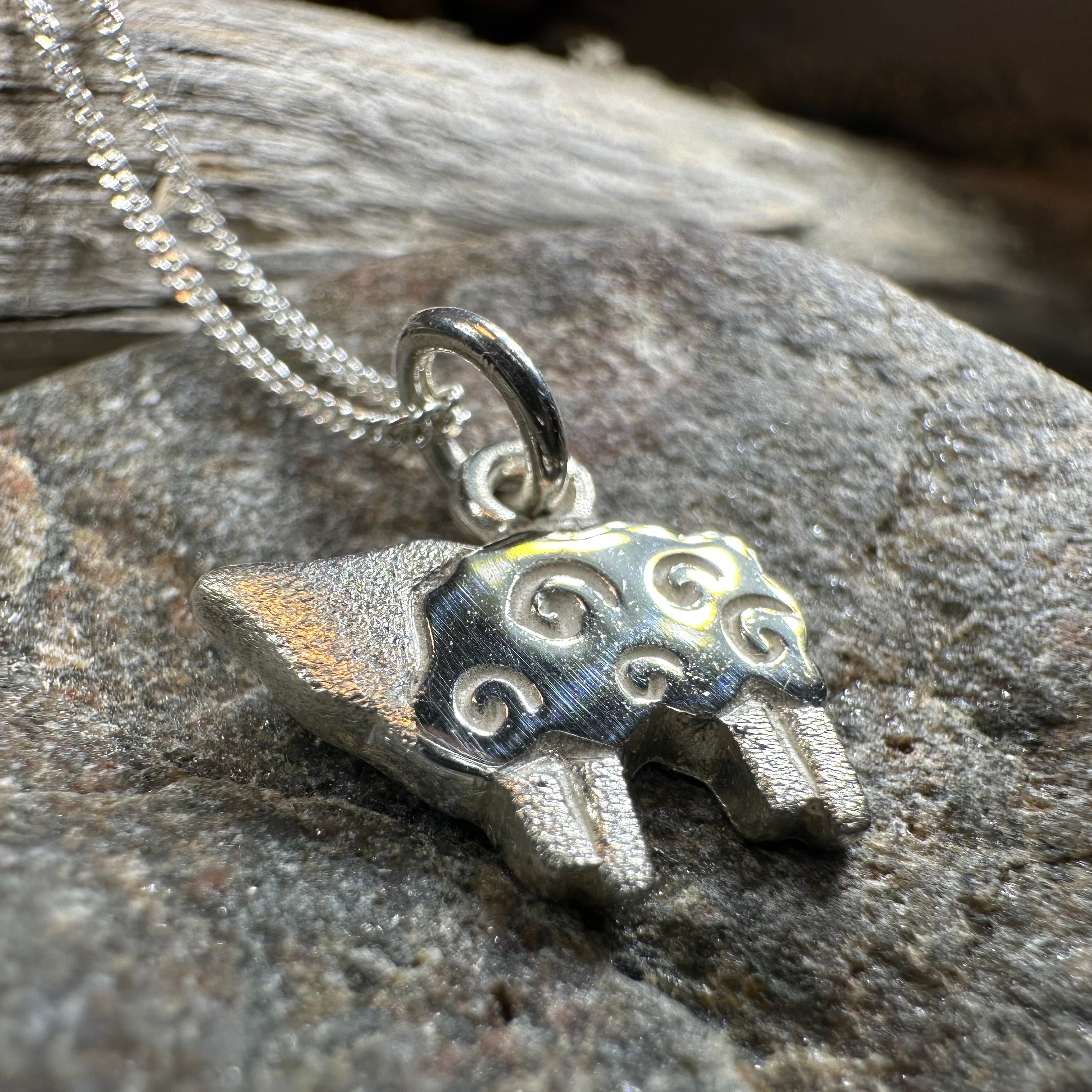 Love Ewe Sheep Necklace - Handmade in Scotland