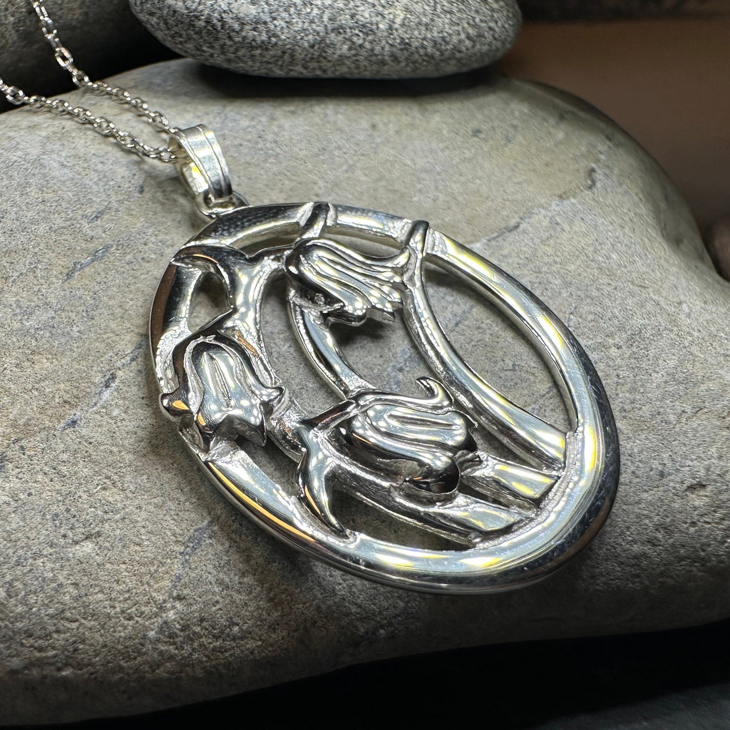 Springsong Scottish Bluebell Necklace - Handmade in Scotland