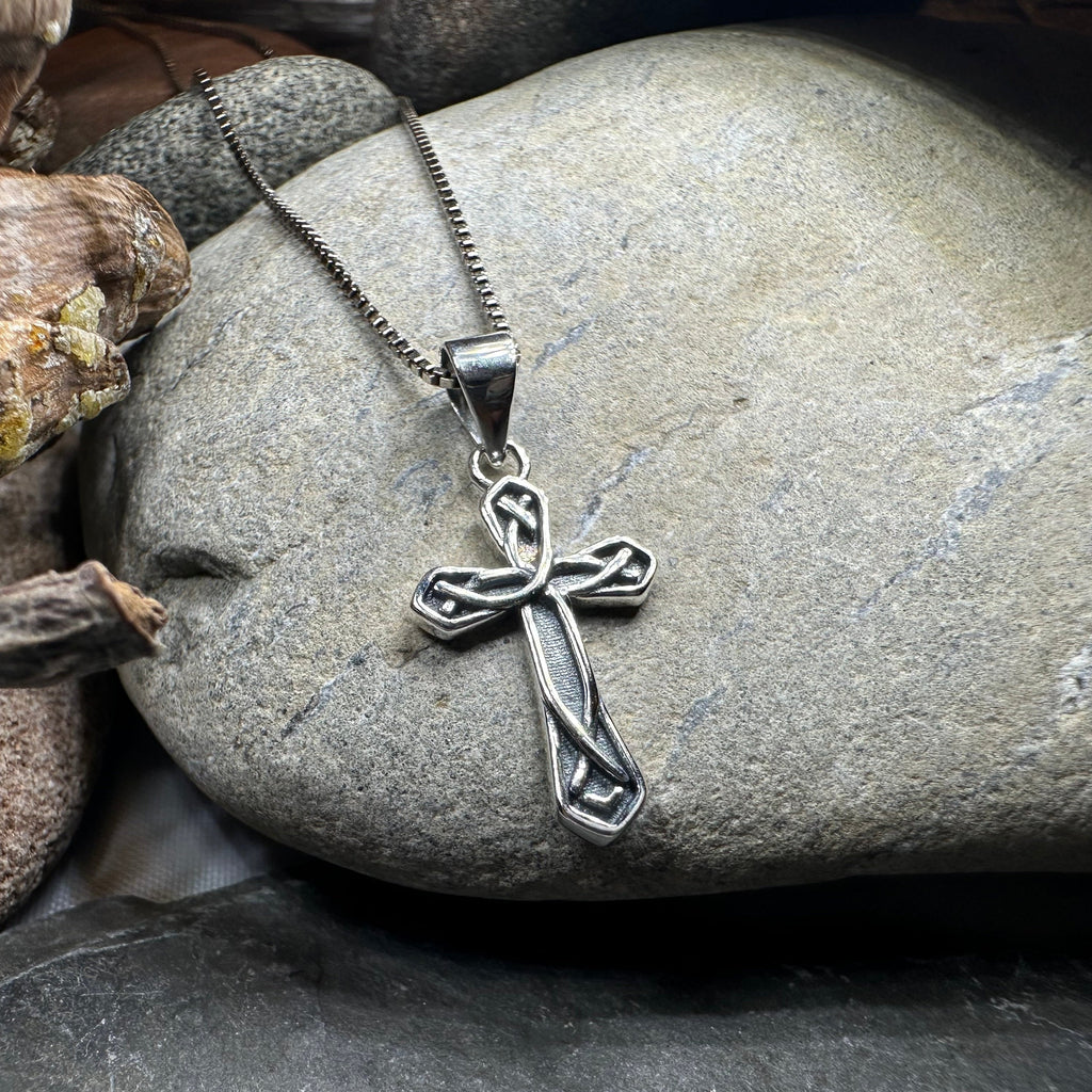 Charity Petite Celtic Cross Necklace