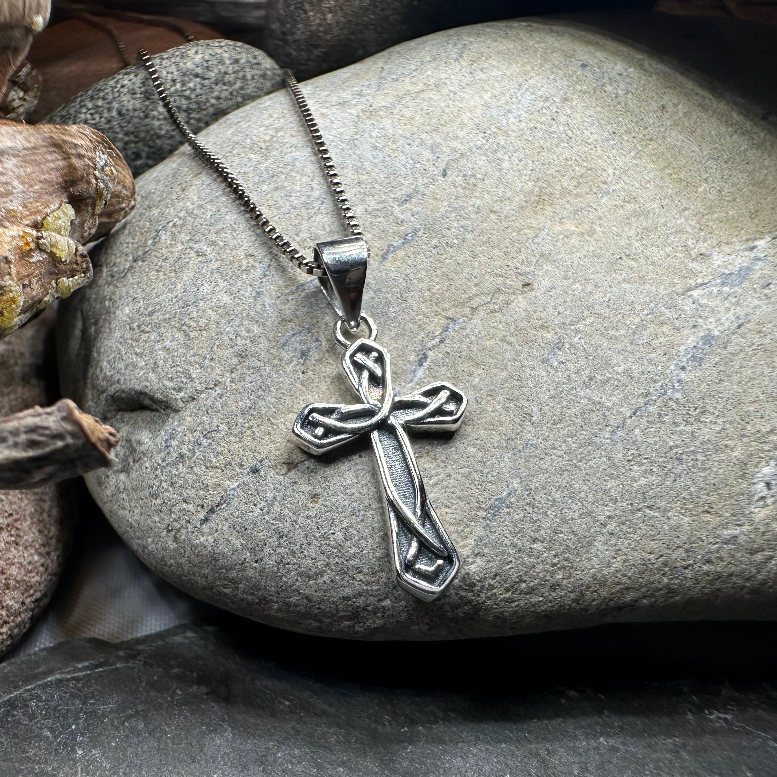 Charity Petite Celtic Cross Necklace