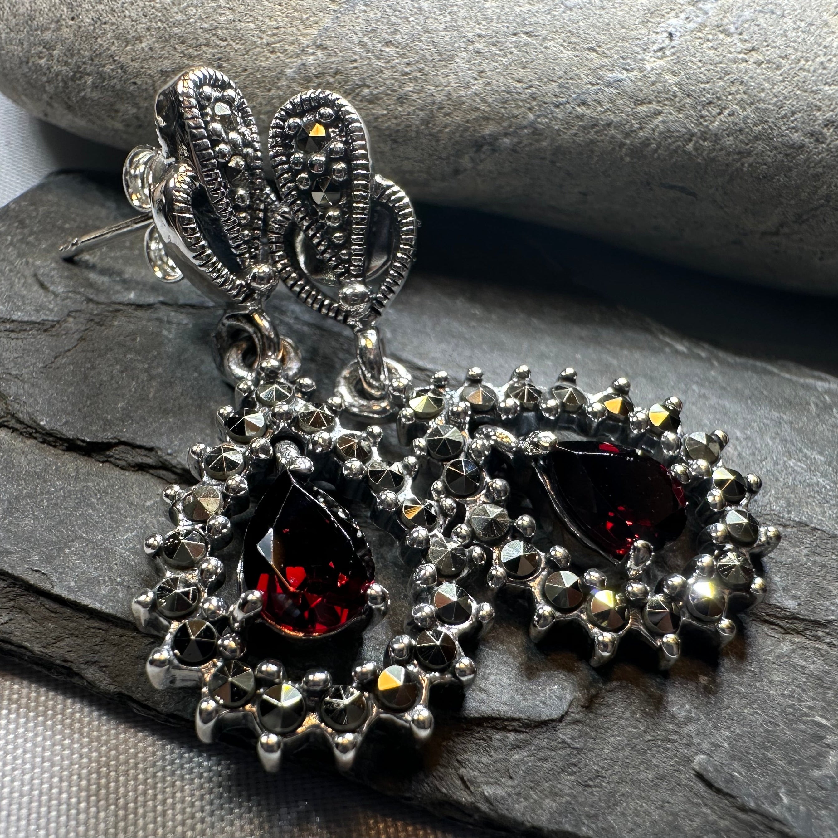 Bebe Marcasite Earrings