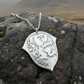 Pewter Lion of Scotland Necklace - Handmade in Scotland
