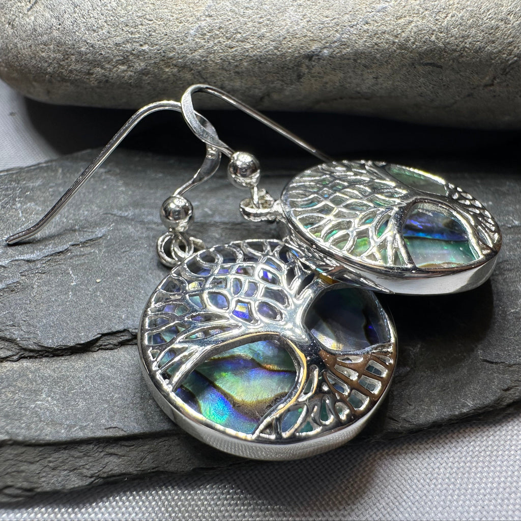 Robyn Tree of Life Earrings in Sterling Silver