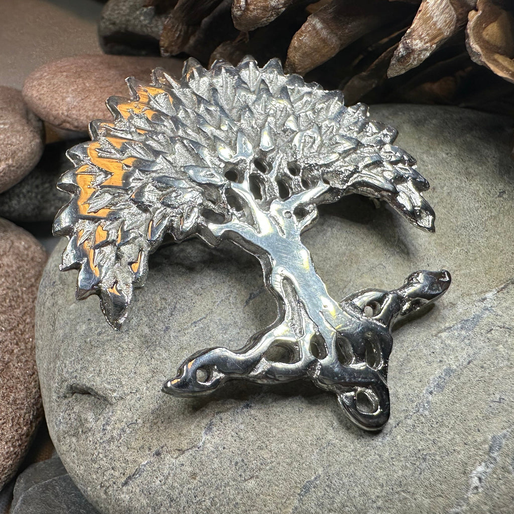 Scottish Tree of Life Brooch - Handmade in Scotland