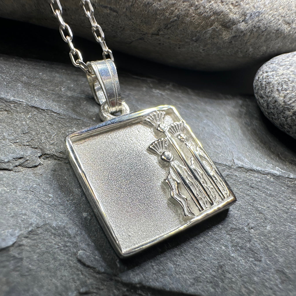 Tarbet Scottish Thistle Necklace - Handmade in Scotland