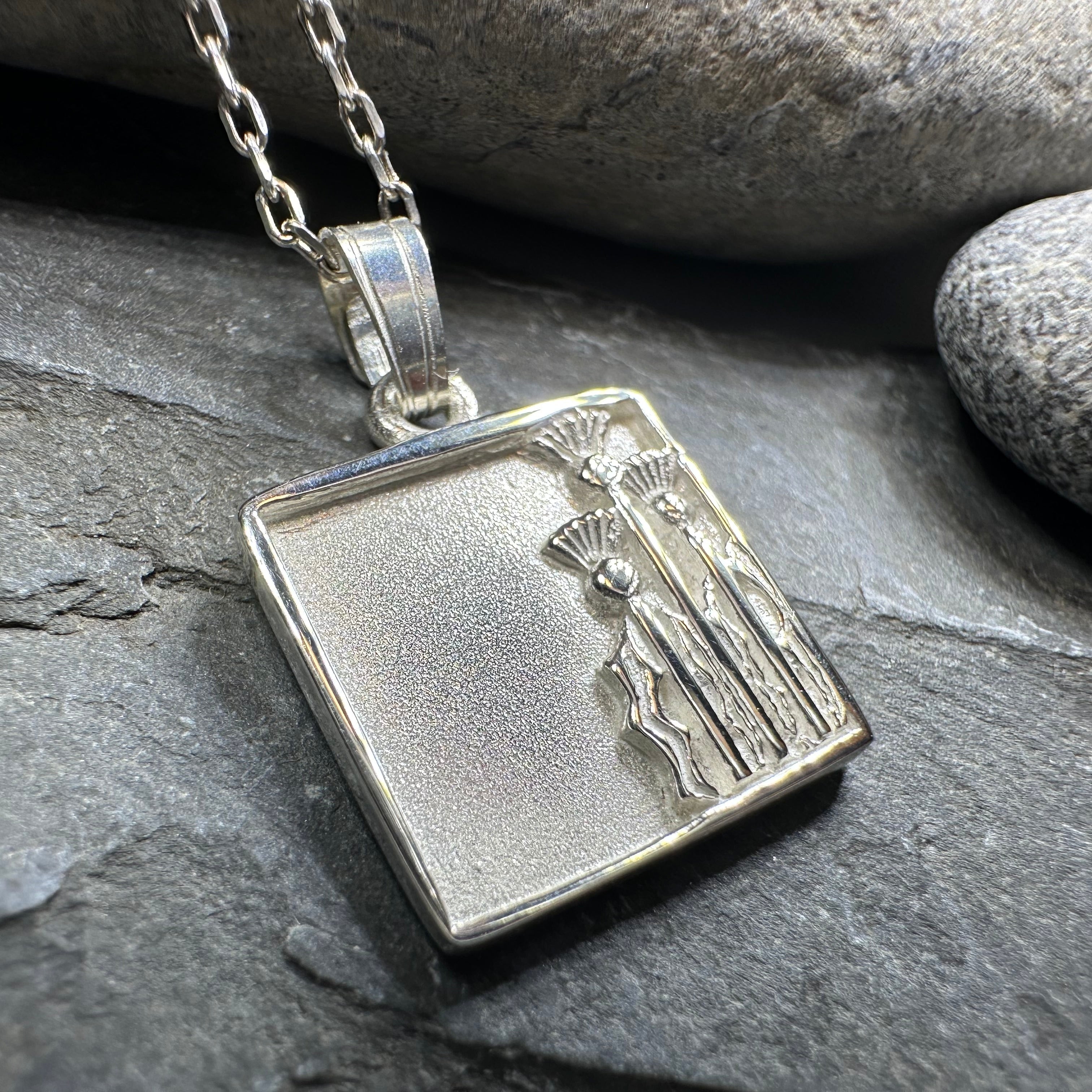 Tarbet Scottish Thistle Necklace - Handmade in Scotland