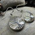 Robyn Tree of Life Earrings in Sterling Silver
