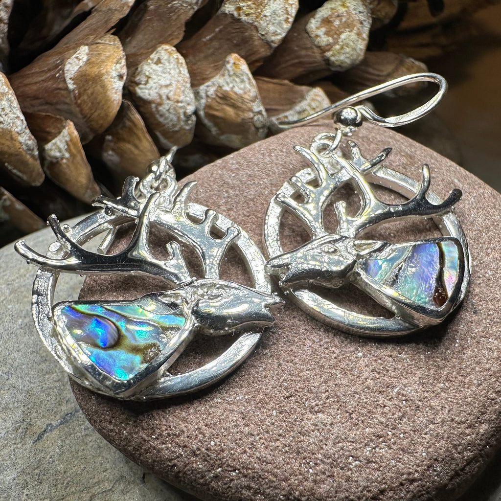 Scottish Stag of the Mist Earrings for Women