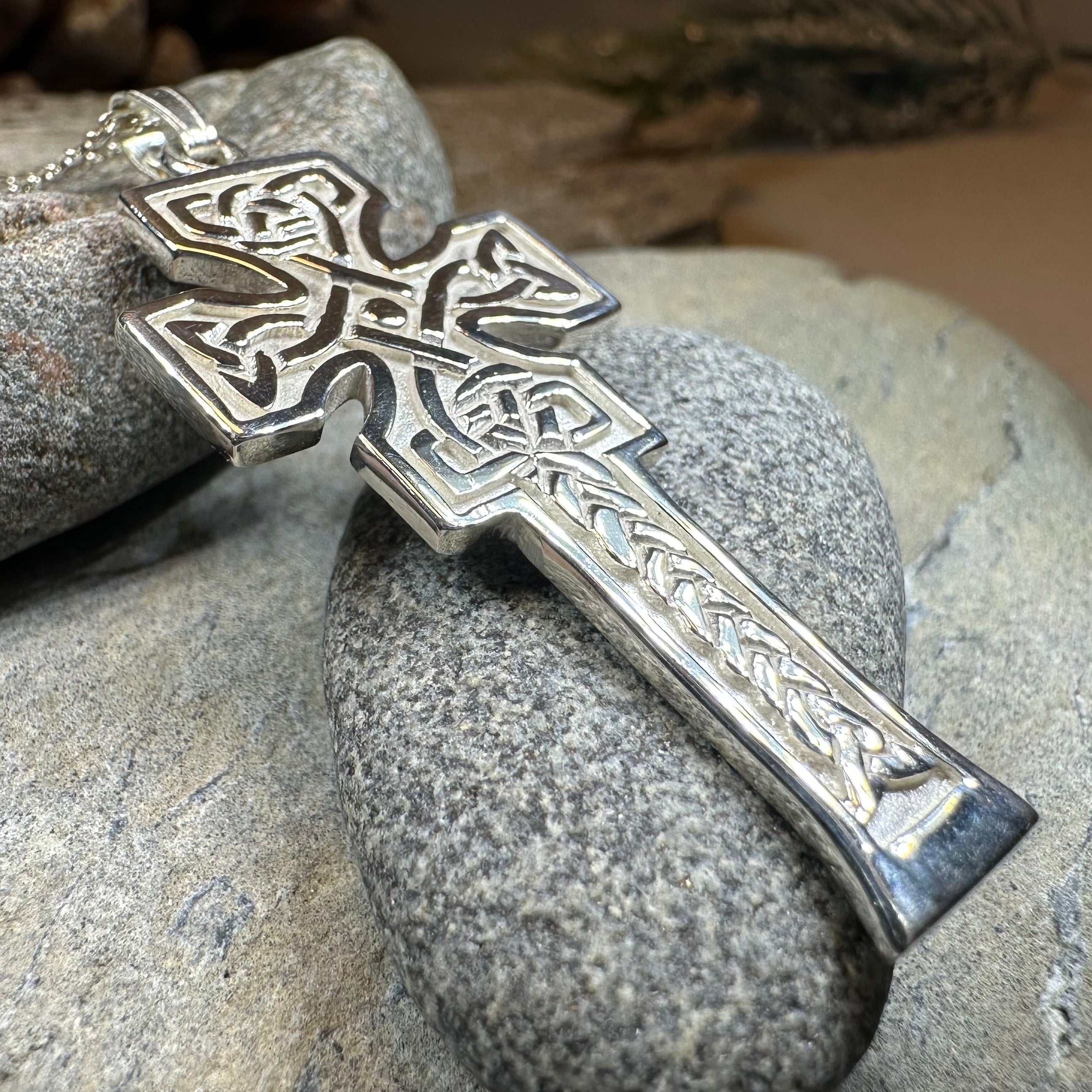 Mura Scottish Celtic Cross Necklace - Handmade in Scotland