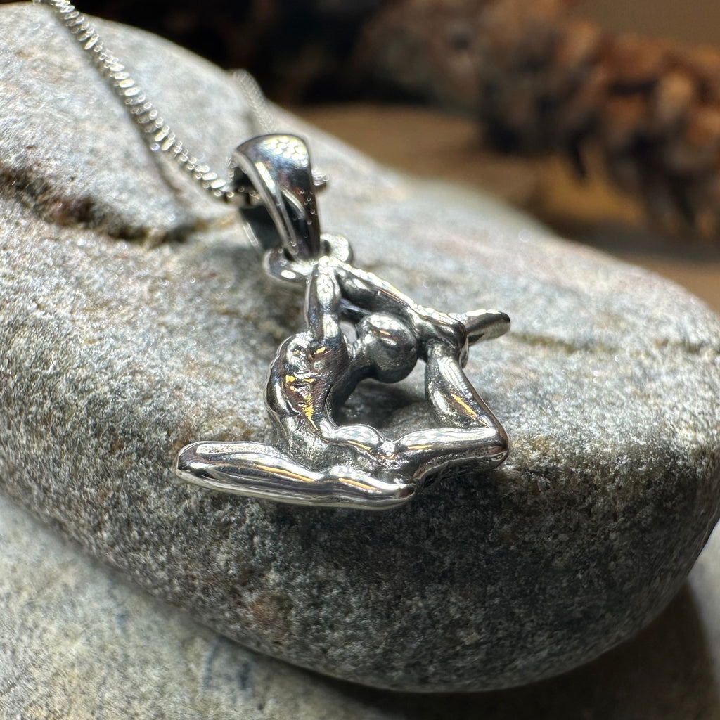 Mermaid Yoga Pose Necklace
