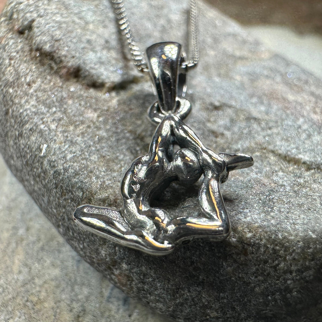 Mermaid Yoga Pose Necklace