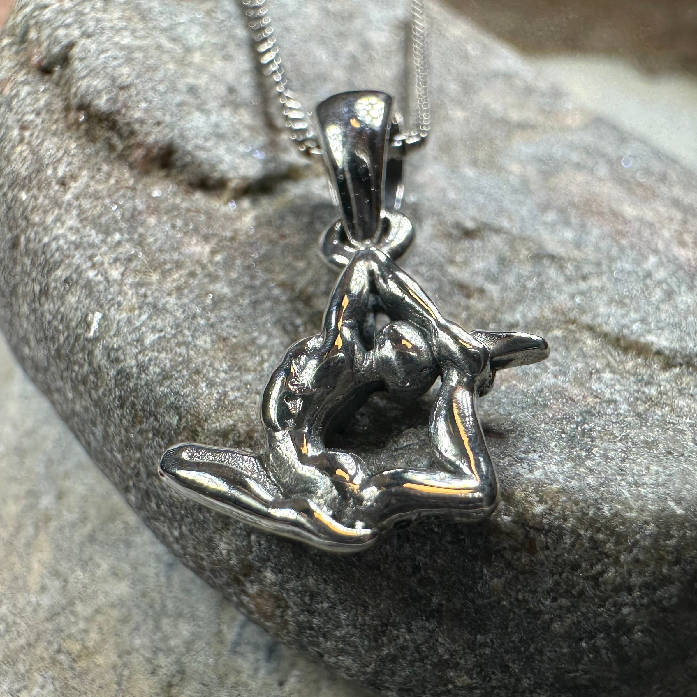 Mermaid Yoga Pose Necklace