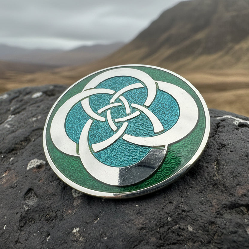 Five Fold Celtic Brooch