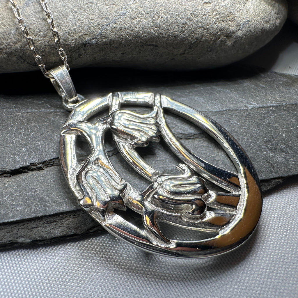Springsong Scottish Bluebell Necklace - Handmade in Scotland