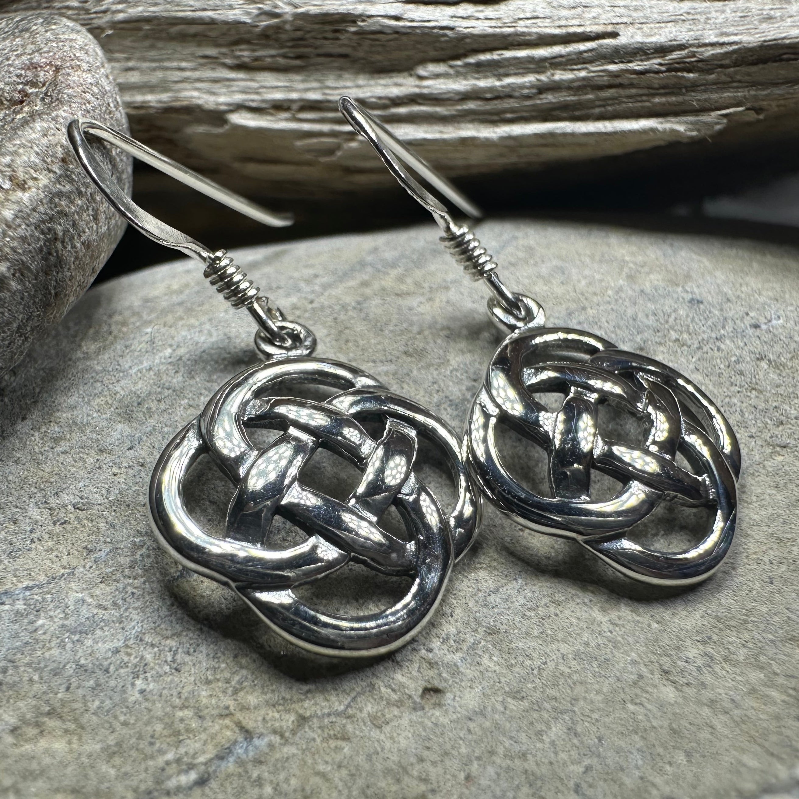 Classic Celtic Dara Knot Earrings