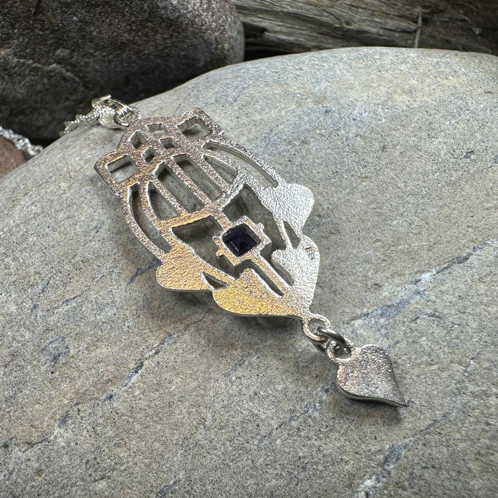 Scottish Mackintosh Thistle Necklace - Handmade in Scotland