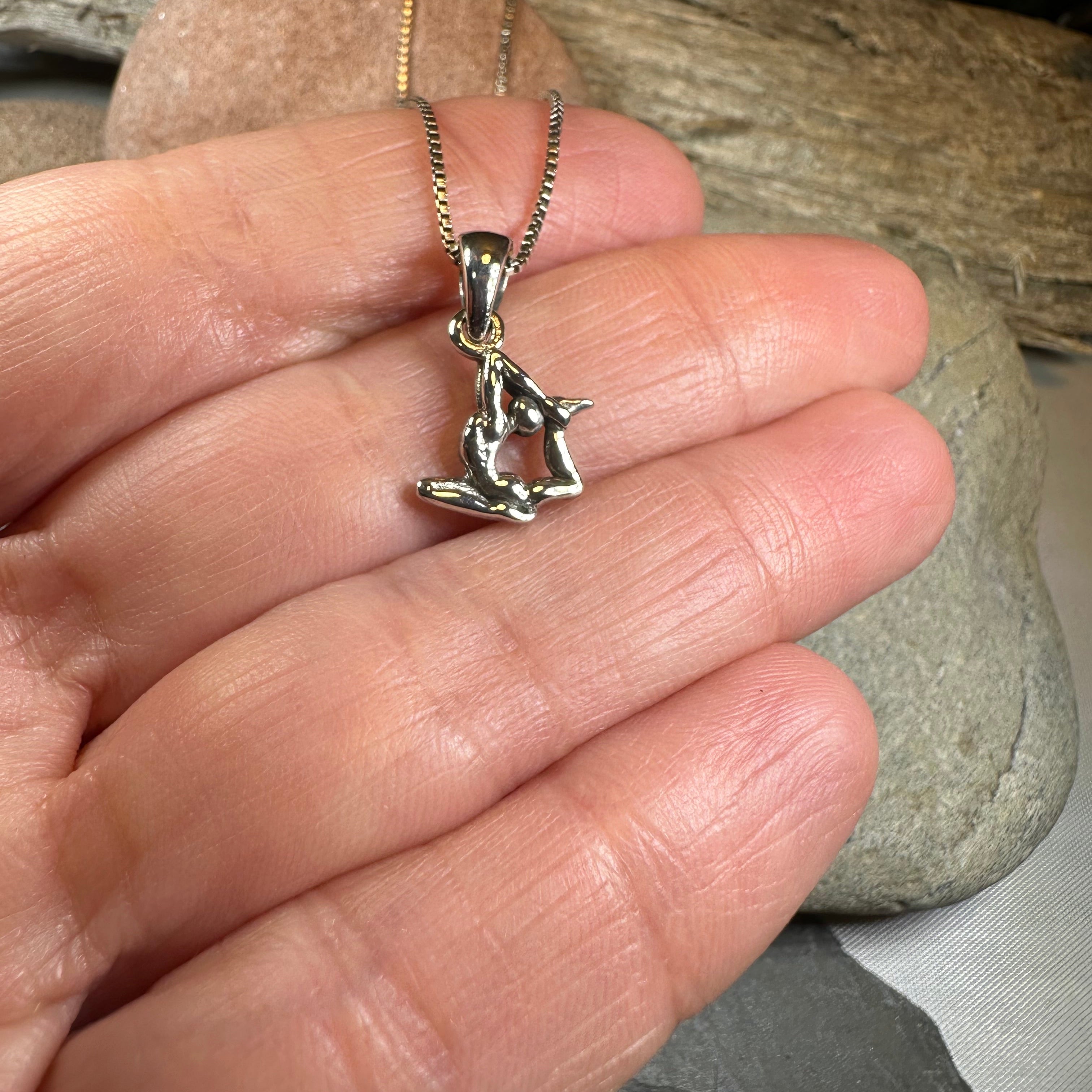 Mermaid Yoga Pose Necklace