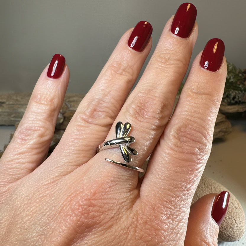 Dragonfly Wrap Ring