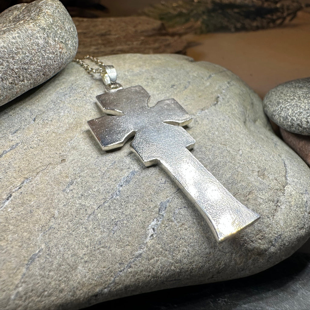 Mura Scottish Celtic Cross Necklace - Handmade in Scotland