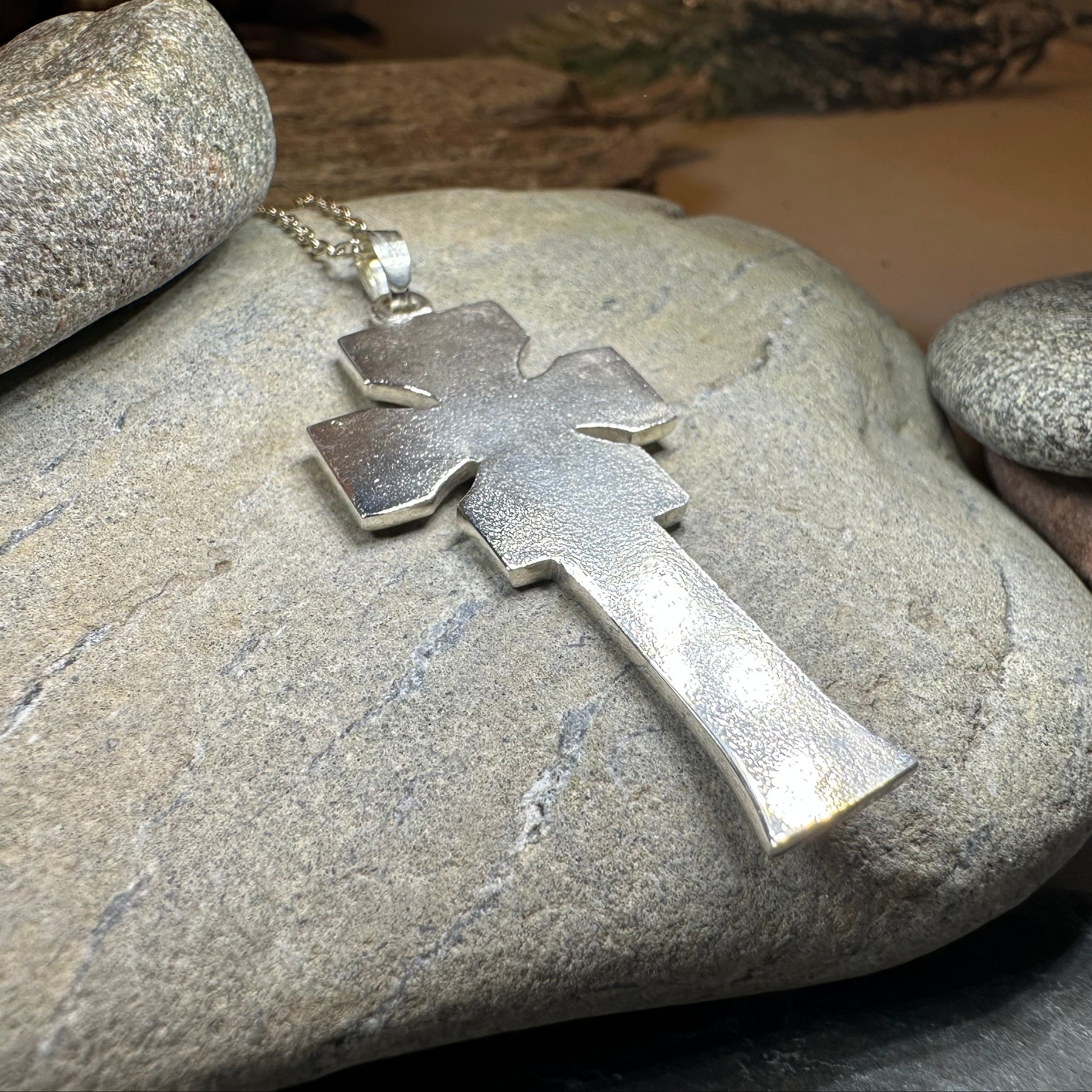Mura Scottish Celtic Cross Necklace - Handmade in Scotland