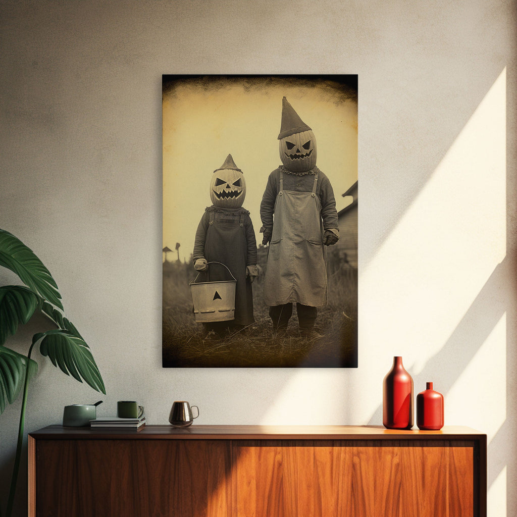 Horror Decor, Spooky Room Decor, Spooky Halloween, Dark Wall Art, Occult Art, Canvas Print, Wall Art, Vertical Print, Home Decor, Wall Decor