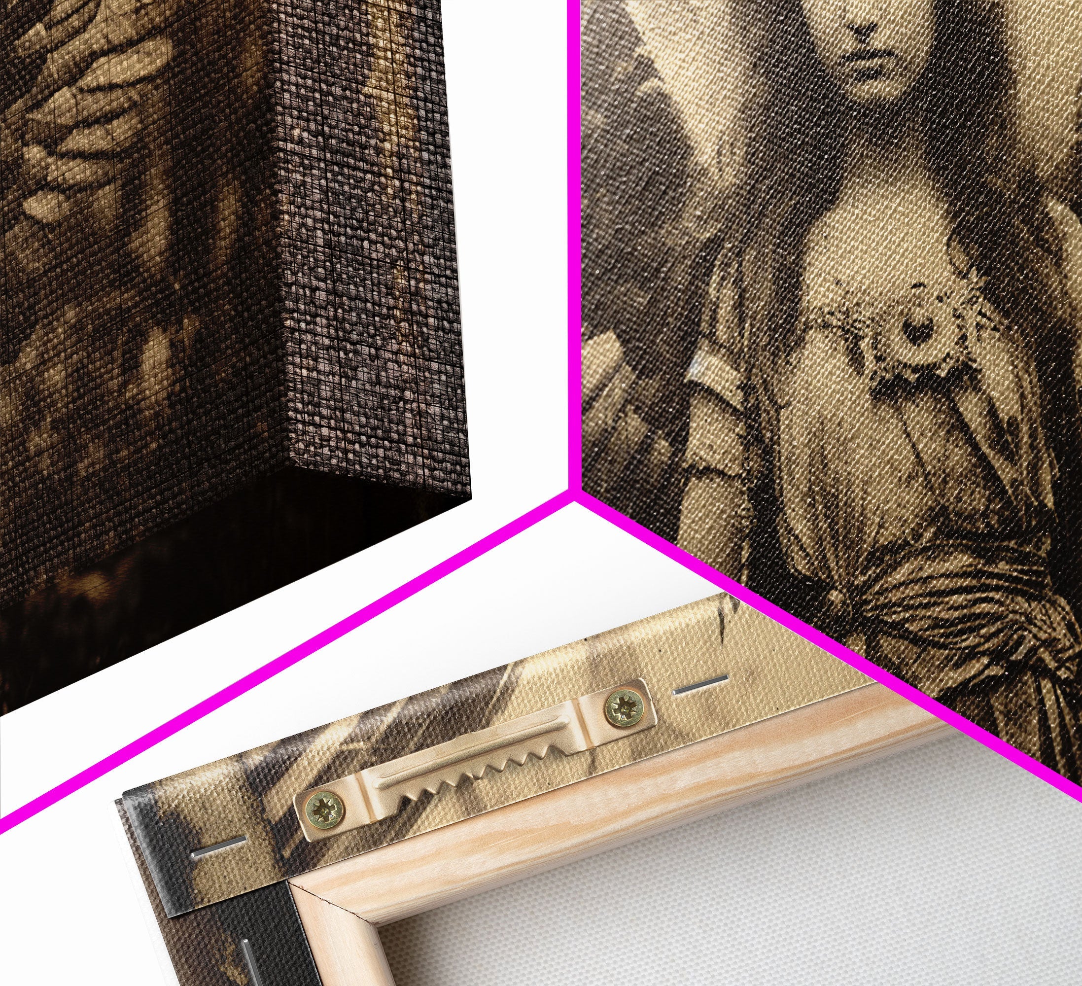 Tintype Photo Of An Angel, Angel Art, Angel Painting, Framed Canvas Print, Guardian Angel, Angel Art Print, Angel Wings, Religious Art
