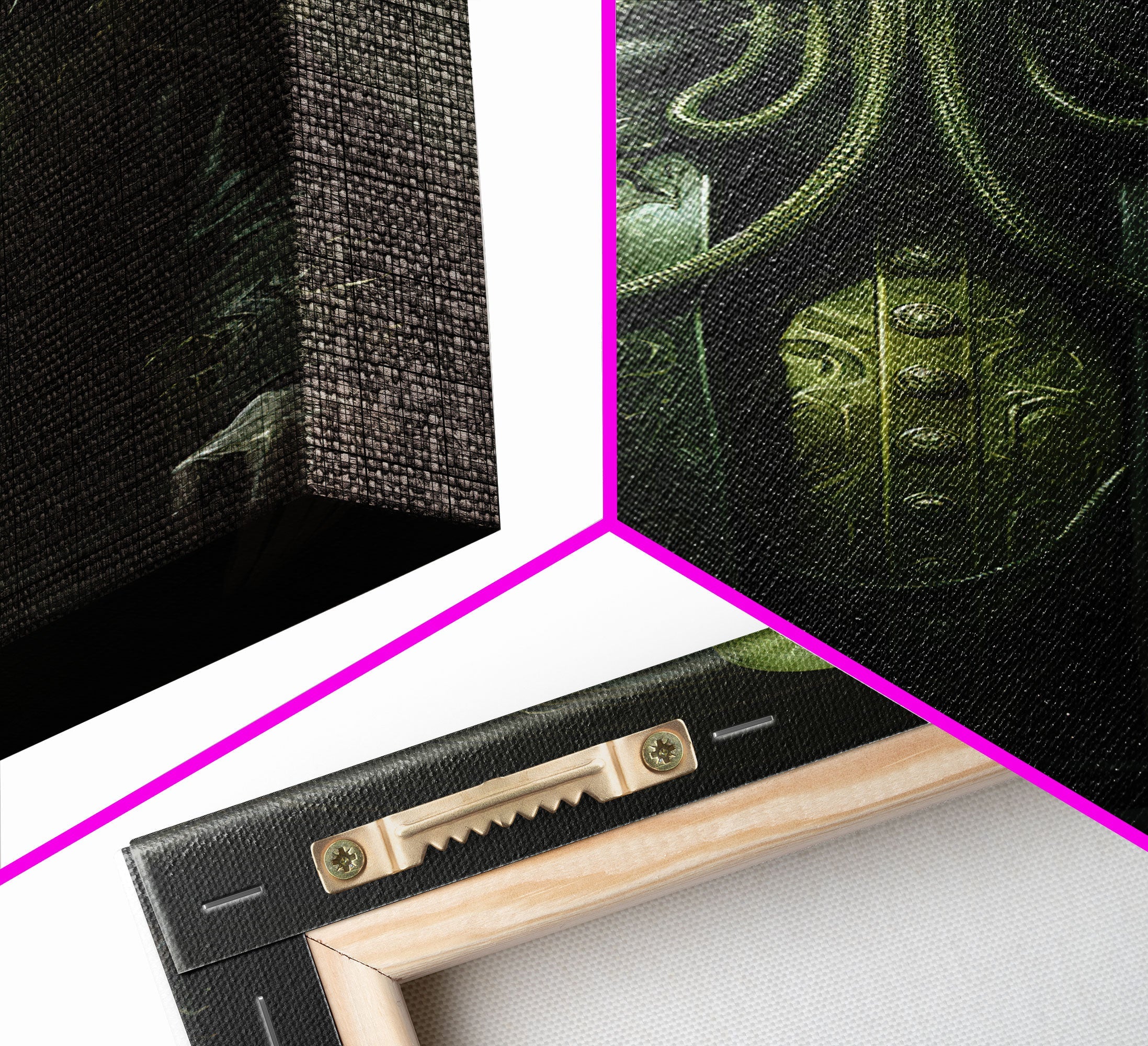 Le démon Cthulhu, Art gothique, Impression sur toile encadrée, Décoration d'Halloween, Le gentleman Cthulhu, Art gothique, Décoration d'Halloween démoniaque