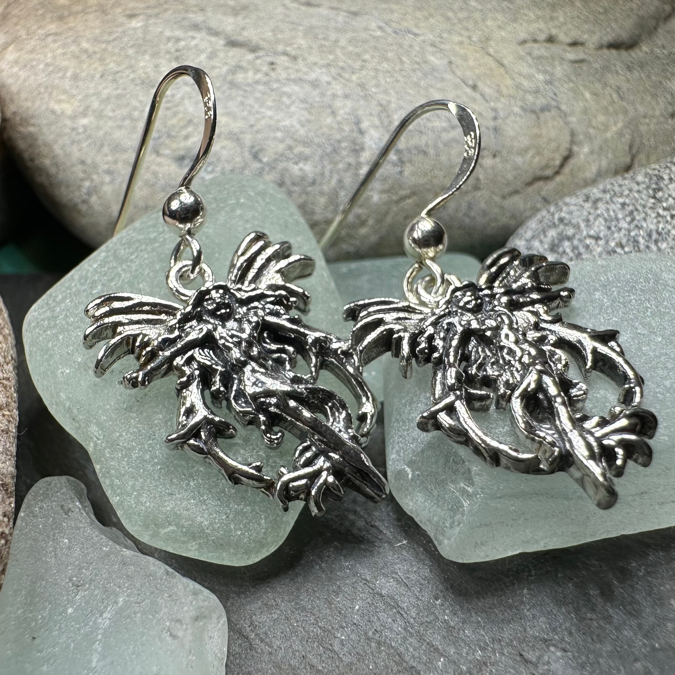 Pixie Fairy Earrings in Sterling Silver