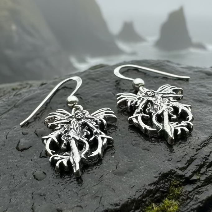 Pixie Fairy Earrings in Sterling Silver