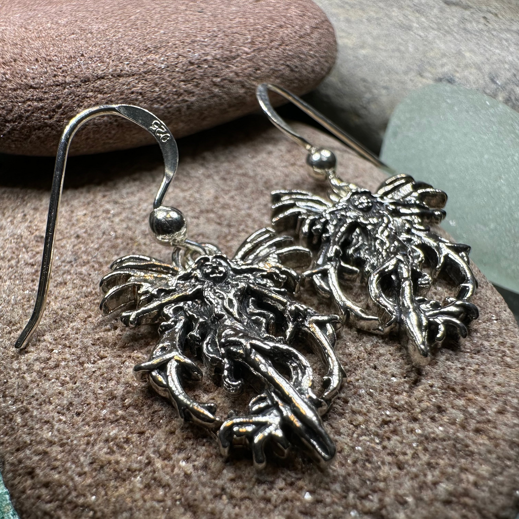 Pixie Fairy Earrings in Sterling Silver