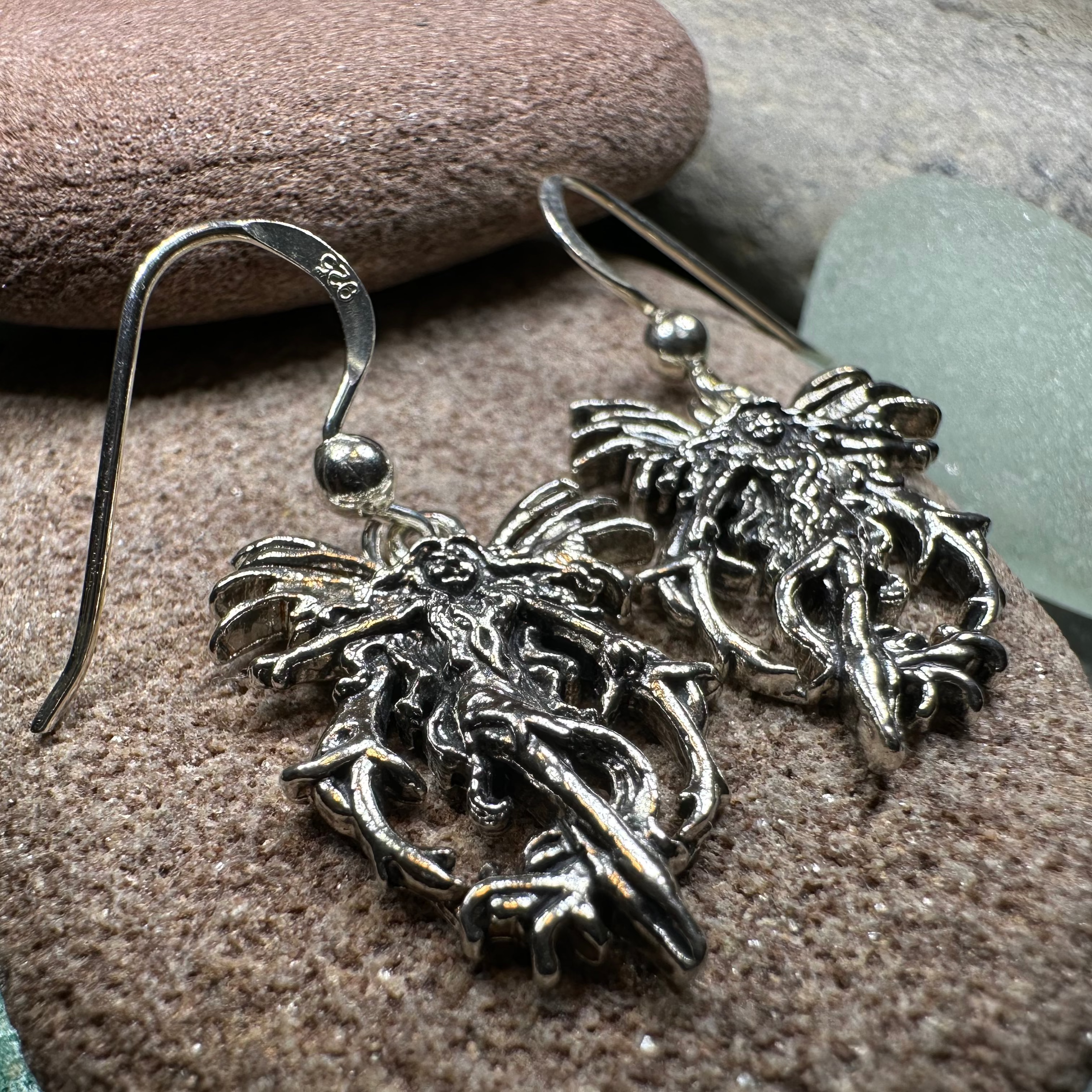 Pixie Fairy Earrings in Sterling Silver