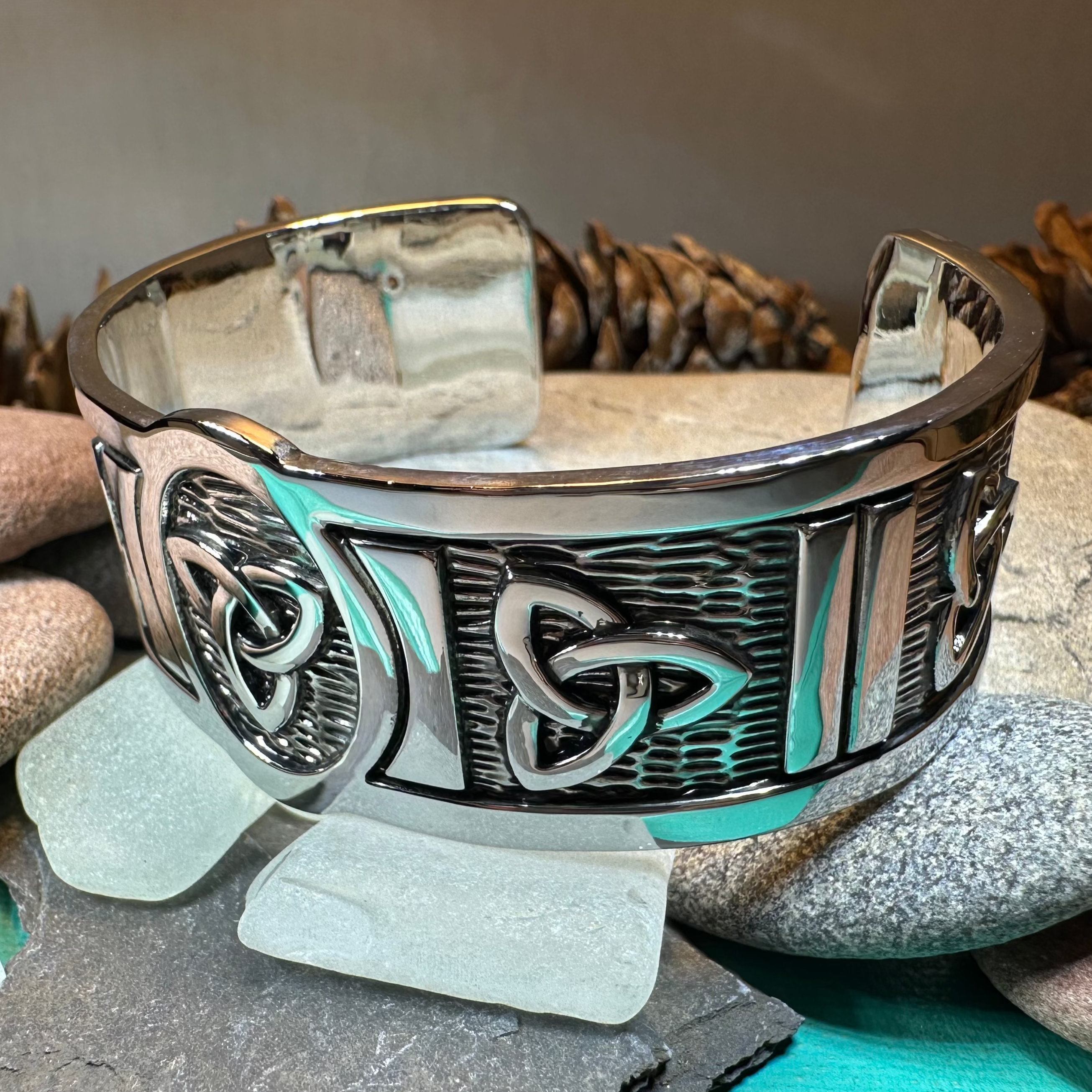 Trinity Knot Cuff Bracelet
