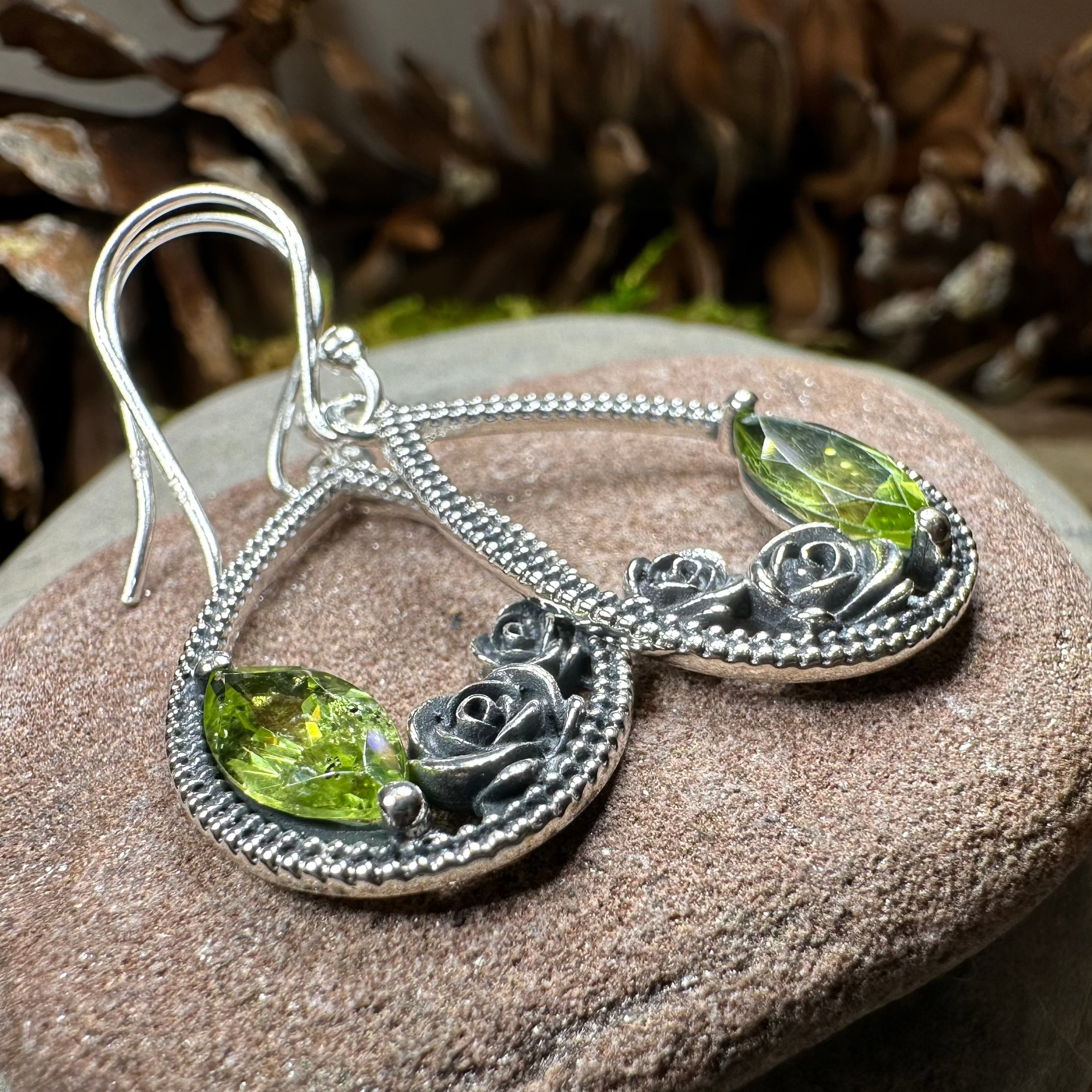Sweet Irish Rose Earrings for Women