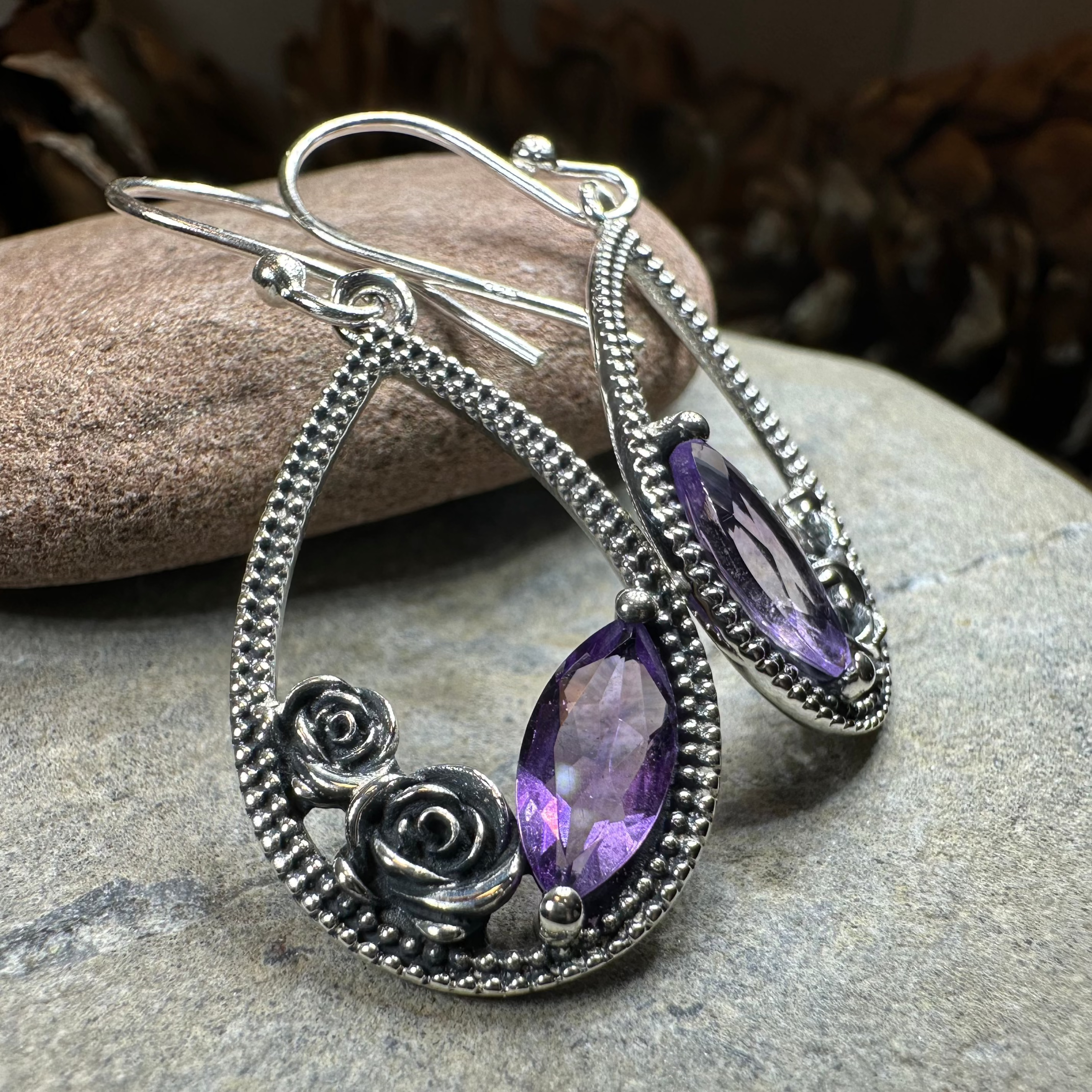 Sweet Irish Rose Earrings for Women