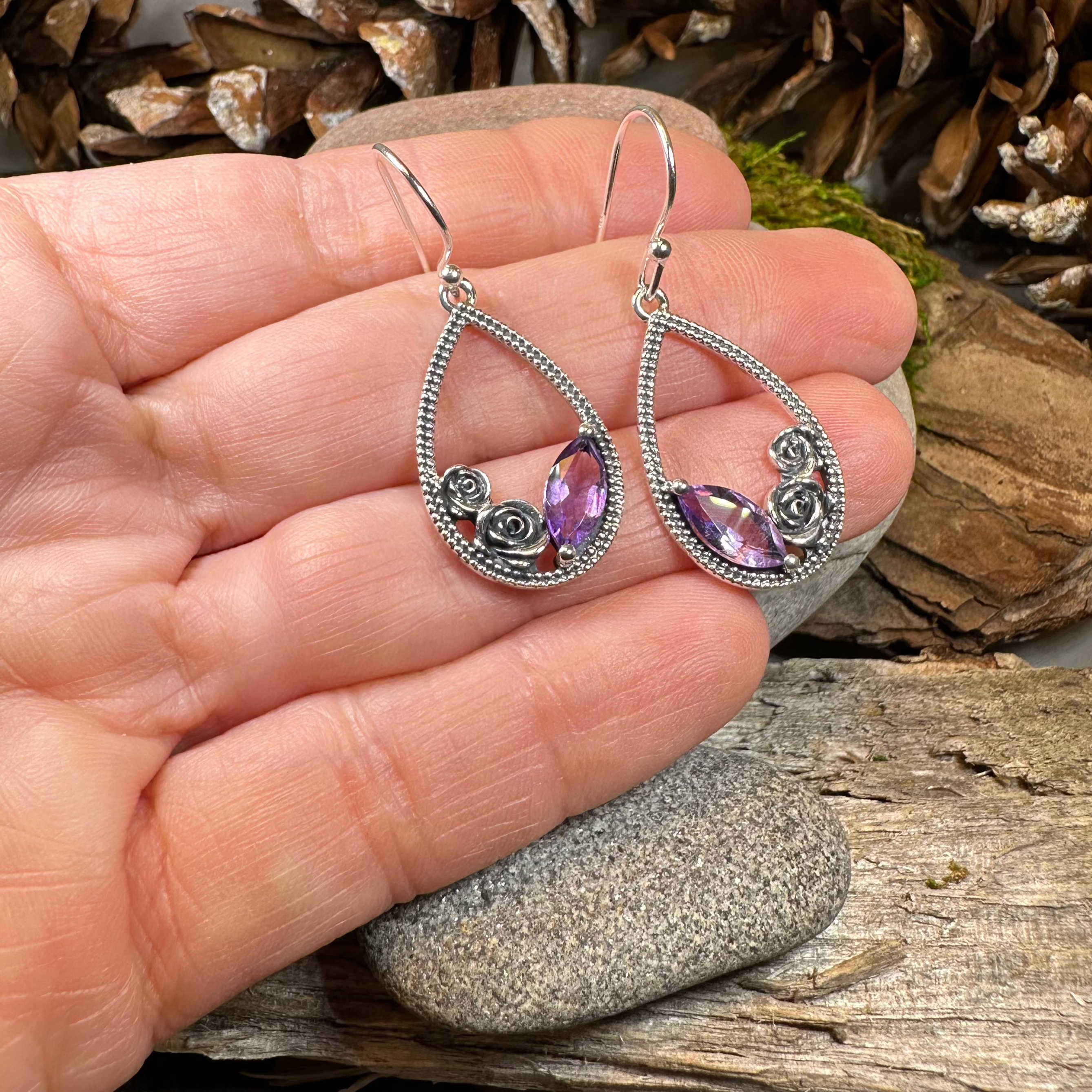 Sweet Irish Rose Earrings for Women