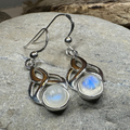 Edana Celtic Moonstone Earrings